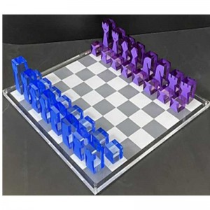 New design family acrylic chess set