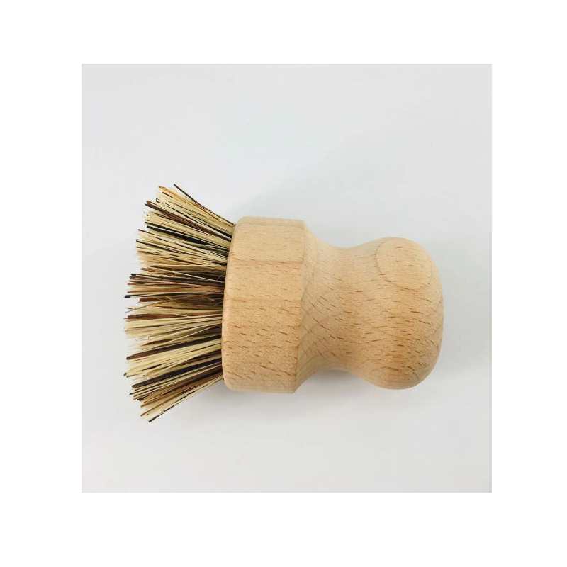 Hand made natural wooden kitchen brush