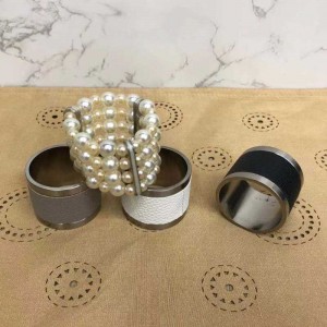 Beautiful handmade dinnerware napkin rings