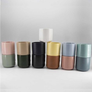 Hot sell ceramic stoneware color glazed coffee mugs